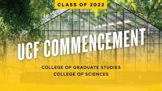 UCF Fall 2022 Commencement  December 16 at 2 p.m.