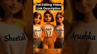 Viral T-shirt Name Reel Editing Full Video #xeditor #bestfriend #ytshort #friendship p