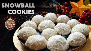 SNOWBALL COOKIES RECIPE  PECAN BALLS  CHRISTMAS SNOWBALLS  SO EASY SNOWBALL COOKIES  SNOWBALLS