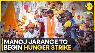 Maratha Quota Stir Manoj Jarange reaches Mumbai with thousands of supporters  WION News