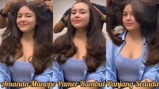 Amanda Manopo Hot News ● Manda Pamer Rambut Panjang Sedada Netizen  Salfok dan Mont0k Banget