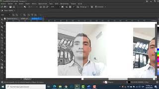 LECCIÓN 7 APLICAR EFECTO CARBONCILLO Y BORDES DE SILUETA A UNA FOTO EN COREL DRAW 2019