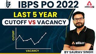 IBPS PO 2022  Last 5 Year Cut Off vs Vacancy Trend Analysis by Saurav Singh