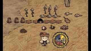 Раш руин с бифало за Венди в первую осень  Dont starve together