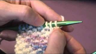 Seed Stitch in Continental Style