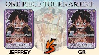 ワンピカード  ONE PIECE CARD GAME TOURNAMENT   紫ルフィ VS 紫ルフィ 