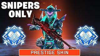 Unlocking Octane TIER 3 PRESTIGE SKIN with ONLY SNIPERS...