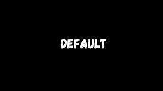 The example of pronunciation of the word default