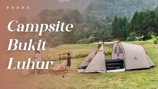 Camp Ground Baru Bukit Luhur Paseban  Ketemu @BeeFamily Adventure I Camping Keluarga di Bogor