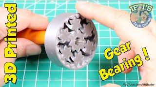 3D Printed Gear Bearing  Fidget Spinner Single mechanical piece