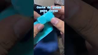 Corte de gomas para joyería casting de joyería