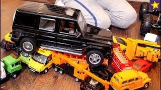 Машинки едут по машинкам Проверяем машинки на мощность Cars Toys for kids