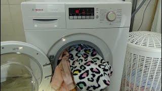 BOSCH WAB28220 washing machine rapid wash cotton 30 degrees program test example movie #323