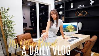 Daily Vlog  Office Reveal + My Hair is Healthier & Best Castor Oil