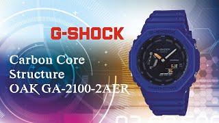 Casio G-Shock Carbon Core Structure OAK GA-2100-2AER Analog-Digital watch UNBOXING