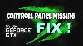 How To Fix NVIDIA CONTROL PANEL NOT SHOWING  GPU NOT DETECTING 100% Working...