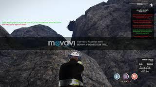 Pushed off cliff after daring rescue