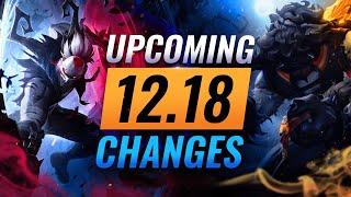 ALL CHANGES Coming in Patch 12.18 - League of Legends