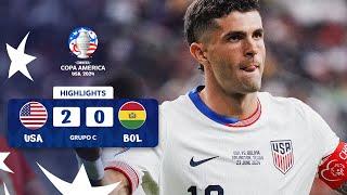 USA 2-0 BOLIVIA  HIGHLIGHTS  CONMEBOL COPA AMÉRICA USA 2024™