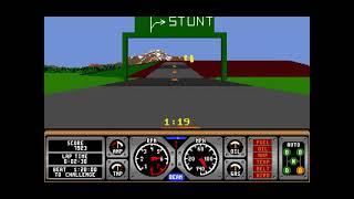 Lets play #65 Old game in MS-DOS - Hard Drivin