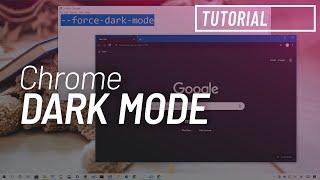 Google Chrome Enable or disable dark mode