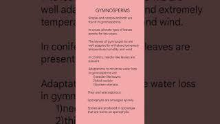 gymnosperms #ncert#biology#mbbs#aiims#neet#viralshorts#youtubeshorts