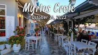 Myrtos Crete walking tour 4k Greece 2022