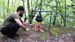 Cooking Lamb Shoulder in Afghan Cauldron