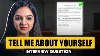 Interview Question Tell me about yourself  Best answer for freshers & experienced professionals
