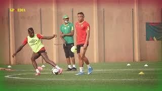 Indomitable Lions last training session ahead of 3rd place against Burkina Fasso.