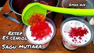 RESEP ES CENDOL SAGU MUTIARA YANG ENAK DAN DIGEMARI SEMUA ORANG...