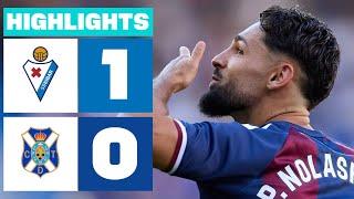 SD EIBAR 1 - 0 CD TENERIFE  HIGHLIGHTS LALIGA HYPERMOTION