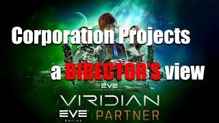 EVE Online Viridian  Corporation Projects a DIRECTORS view