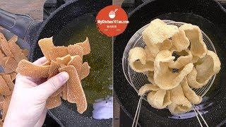 Making The Real Prawn Cracker From Fresh Prawn  MyKitchen101en