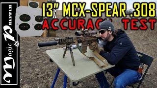 SIG SAUER MCX-SPEAR .308 13 Accuracy Test Sub-MOA Group?