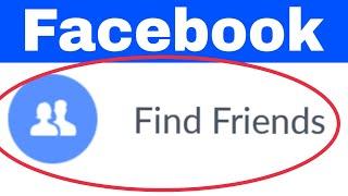 Facebook  How To Use Find Friends in Facebook