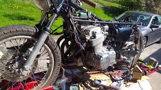 1978 C B 750 Honda   bike almost done in Milwaukee