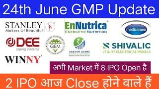 DEE Development IPO  Akme Fintrade IPO  Stanley Lifestyles IPO  All IPO GMP Today 