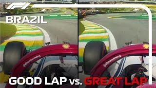 Good Lap Vs Great Lap With Kimi Raikkonen  2021 Brazilian Grand Prix