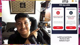 TUTORIAL BIKIN ESIM INDOSAT DARI RUMAH Cukup Perlu Internet Dan Saldo iPhone Auto DUAL SIM