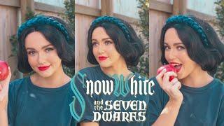 Disney’s Snow White Inspired Makeup and Hair Tutorial 