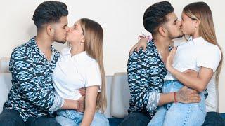 Lip-Lock Prank On My So Much Cute Girlfriend ️  Real Kissing Prank  Gone Romantic  Ansh Rajput