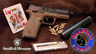Smith & Wesson® M&P®22 Compact Cerakote® FDE 22 LR Pistol with Threaded Barrel - Gunblast.com