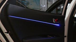 KIA OPTIMA подсветка с AliExpress как на S классе - illumination with AliExpress as an S class