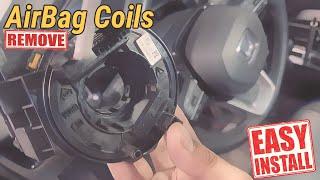 Steering WheelCoil Spring Remove & Install 2022+ Honda Civic #hondacivic #diyrepair #autorepair