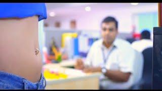 Hot girl navel piercing