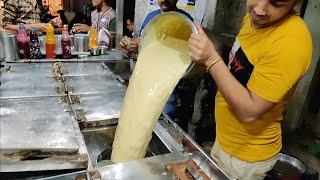 Ultimate Falooda Making  Indias Fastest Falooda Maker  Indian Street Food