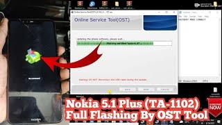 Nokia 5.1 Plus TA-1102 Full Flashing Hang on LogoNo CommandPatternFrp All Problem Solve
