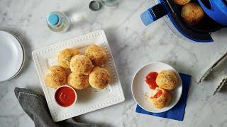 Air Fryer Cheesy Pepperoni Pizza Balls  Pillsbury