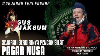 SEJARAH TERBENTUKNYA PENCAK SILAT PAGAR NUSA  Dewan Khos Pagar Nusa Jawa Tengah